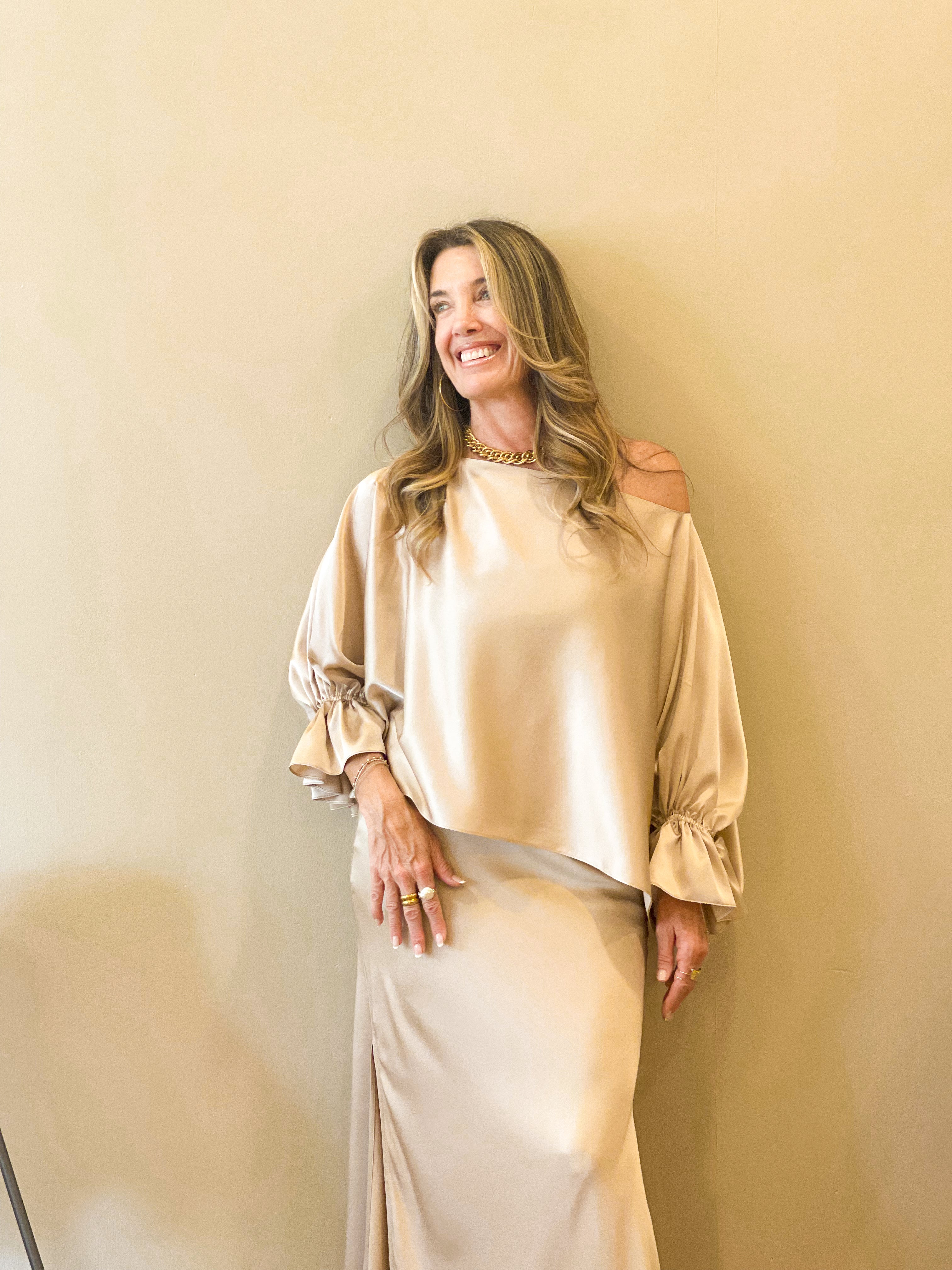 Luxury Silk Kandi Top